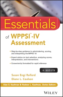 Couverture_Essentials of WPPSI-IV Assessment