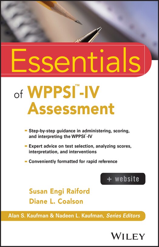 Couverture_Essentials of WPPSI-IV Assessment