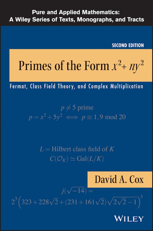 Front cover_Primes of the Form x2+ny2