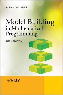 Front cover_Model Building in Mathematical Programming