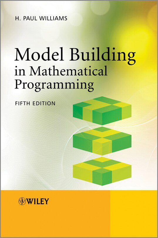 Front cover_Model Building in Mathematical Programming