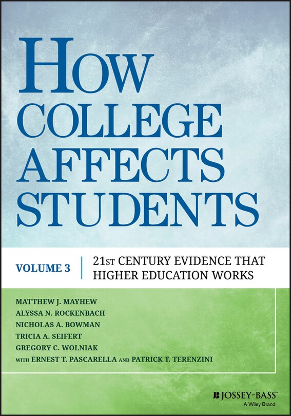 Front cover_How College Affects Students