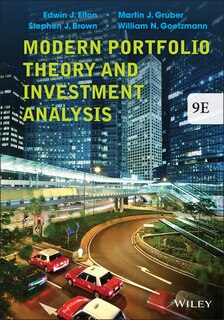 Front cover_Modern Portfolio Theory and Investment Analysis