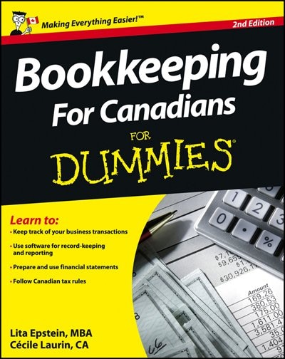 Front cover_Bookkeeping For Canadians For Dummies