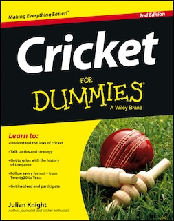 Front cover_Cricket For Dummies