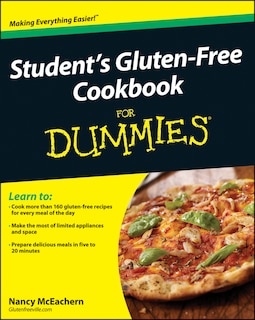 Front cover_Student's Gluten-Free Cookbook For Dummies