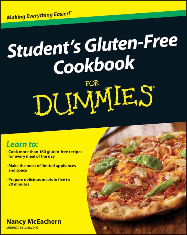 Front cover_Student's Gluten-Free Cookbook For Dummies