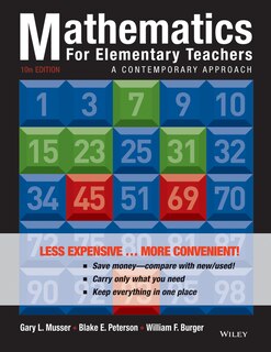 Mathematics For Elementary Teachers: A Contemporary Approach