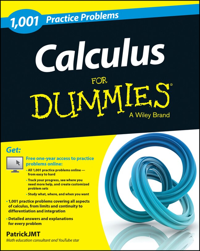 Couverture_Calculus: 1,001 Practice Problems For Dummies (+ Free Online Practice)