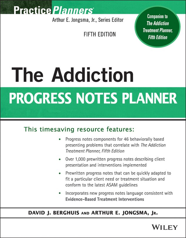Front cover_The Addiction Progress Notes Planner