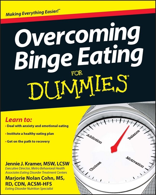 Front cover_Overcoming Binge Eating For Dummies