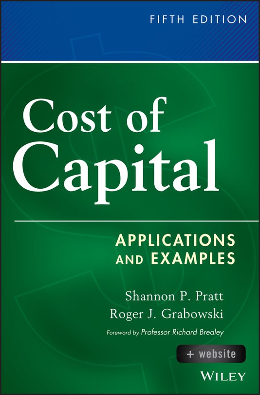 Front cover_Cost of Capital, + Website