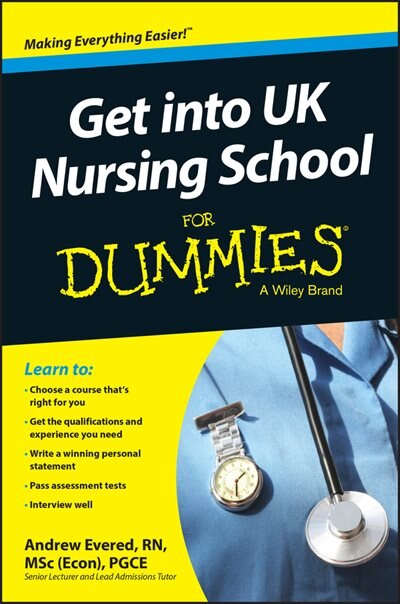 Front cover_Get into UK Nursing School For Dummies