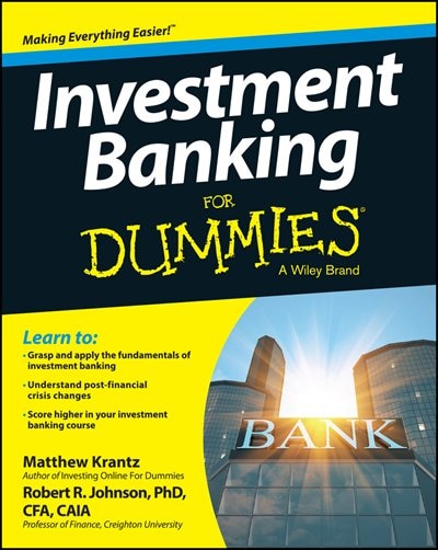 Front cover_Investment Banking For Dummies