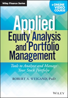 Front cover_Applied Equity Analysis and Portfolio Management, + Online Video Course
