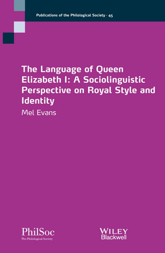 Front cover_The Language of Queen Elizabeth I