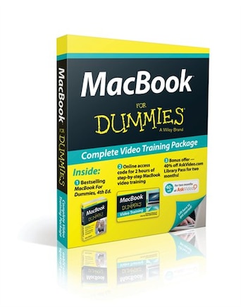 MacBook For Dummies, 4th Edition, Book + Online Video Training Bundle