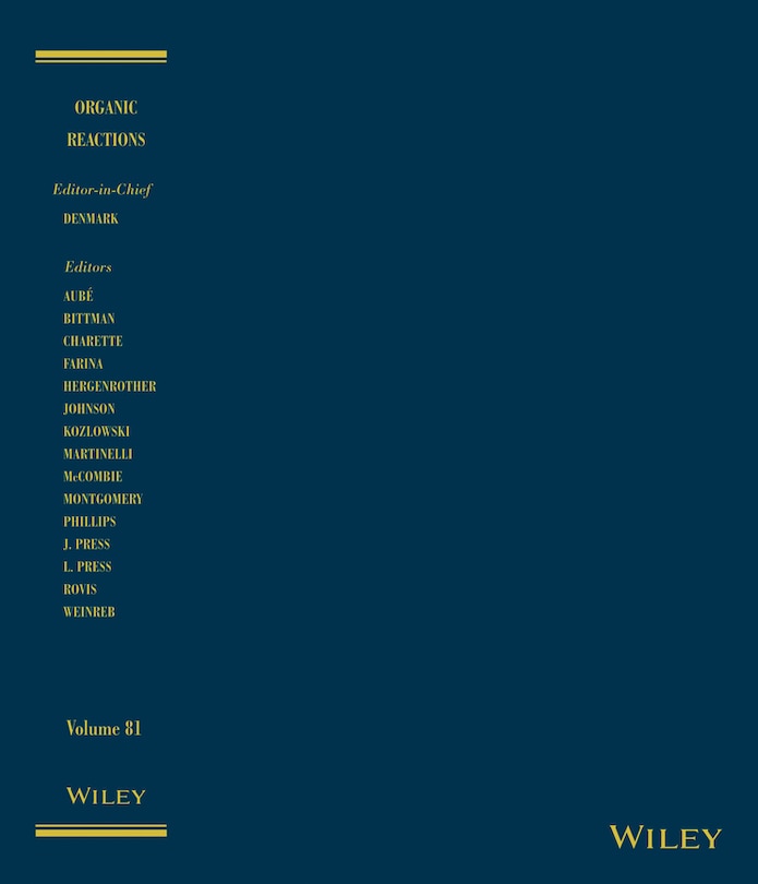 Front cover_Organic Reactions, Volume 81