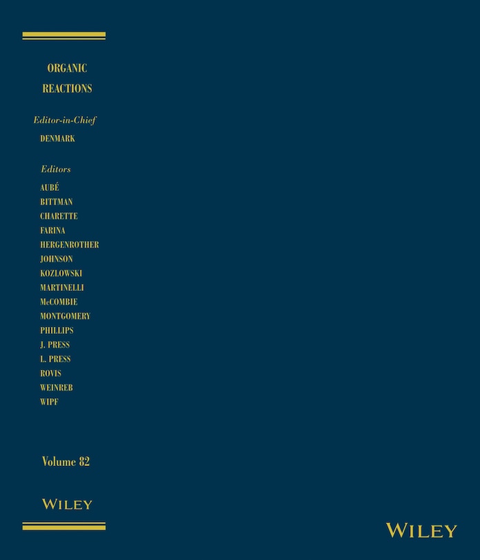 Couverture_Organic Reactions, Volume 82