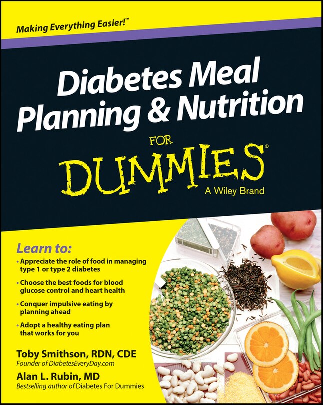 Front cover_Diabetes Meal Planning and Nutrition For Dummies