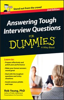 Couverture_Answering Tough Interview Questions For Dummies - UK