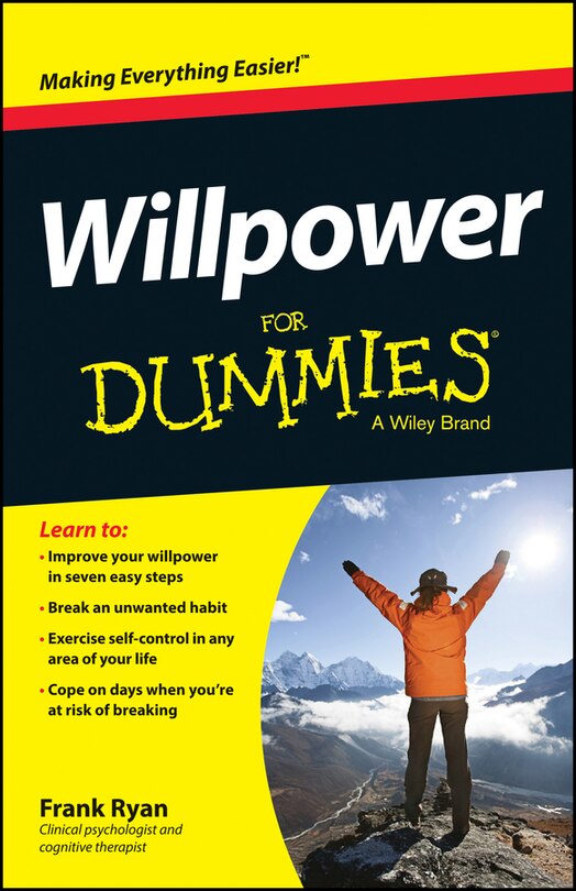 Front cover_Willpower For Dummies
