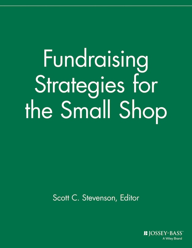 Couverture_Fundraising Strategies for Small Shops