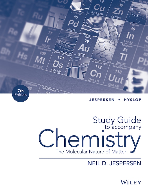 Couverture_Chemistry: The Molecular Nature of Matter, Study Guide