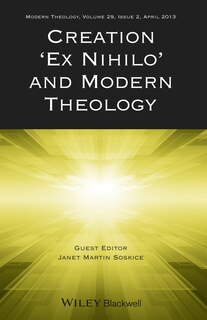 Couverture_Creation Ex Nihilo and Modern Theology