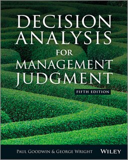Front cover_Decision Analysis for Management Judgment