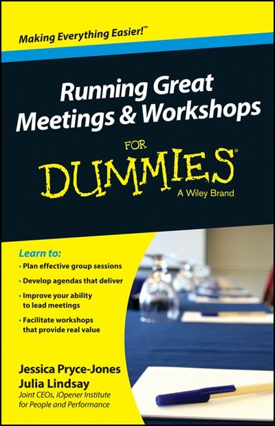 Couverture_Running Great Meetings and Workshops For Dummies