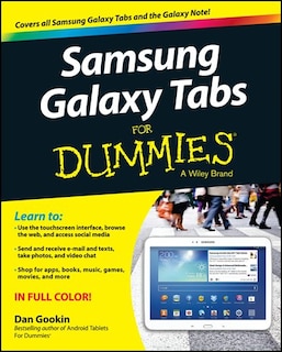 Front cover_Samsung Galaxy Tabs For Dummies
