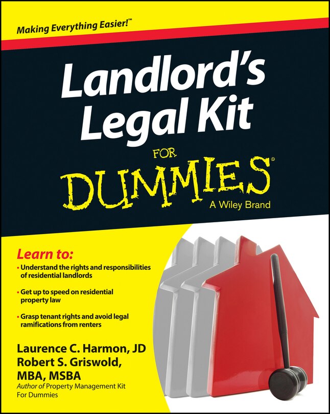Front cover_Landlord's Legal Kit For Dummies