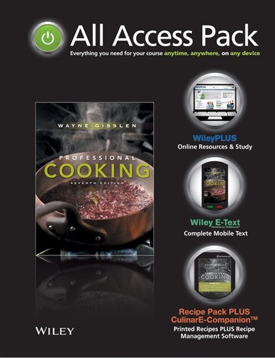 All Access Pack for Professional Cooking 7th Edition Set