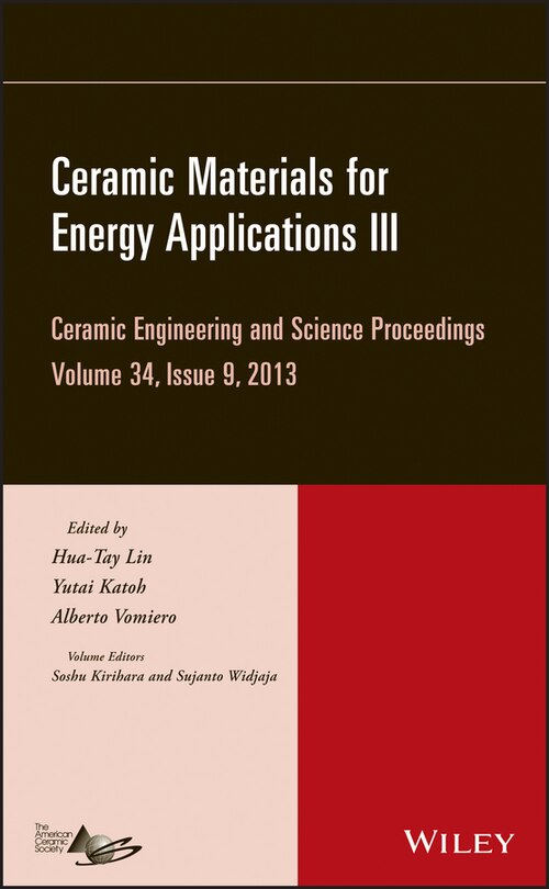 Front cover_Ceramic Materials for Energy Applications III, Volume 34, Issue 9