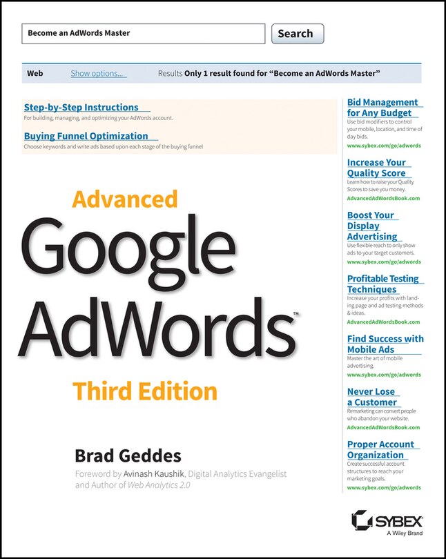 Front cover_Advanced Google AdWords