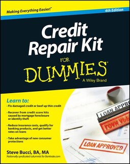 Front cover_Credit Repair Kit For Dummies