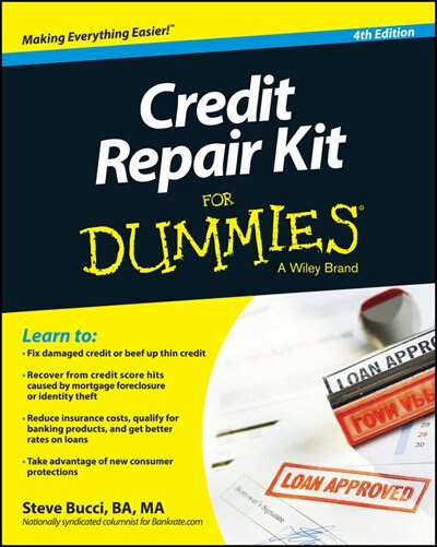 Front cover_Credit Repair Kit For Dummies