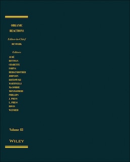 Couverture_Organic Reactions, Volume 83