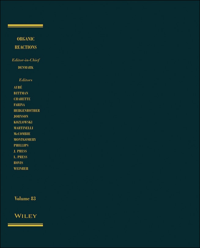 Couverture_Organic Reactions, Volume 83