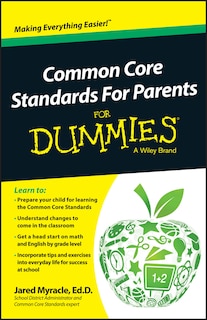 Couverture_Common Core Standards For Parents For Dummies