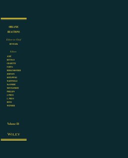 Front cover_Organic Reactions, Volume 84