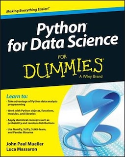 Front cover_Python for Data Science For Dummies