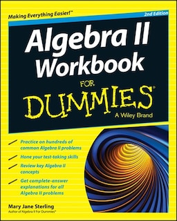 Front cover_Algebra II Workbook For Dummies