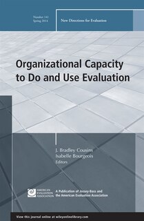 Front cover_Organizational Capacity to Do and Use Evaluation