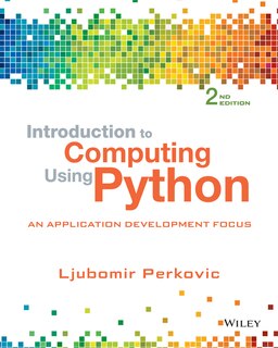 Front cover_Introduction to Computing Using Python