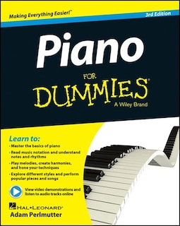 Front cover_Piano For Dummies, Book + Online Video & Audio Instruction