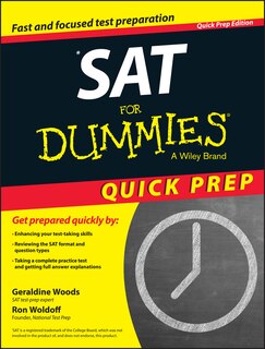 Couverture_SAT For Dummies 2015 Quick Prep