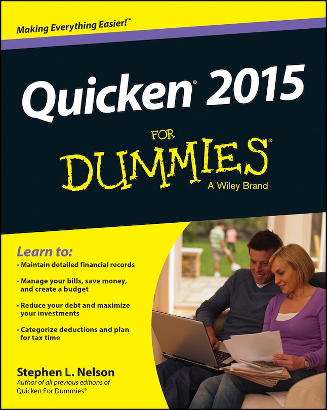 Front cover_Quicken 2015 For Dummies