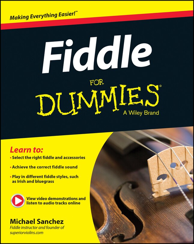 Front cover_Fiddle For Dummies